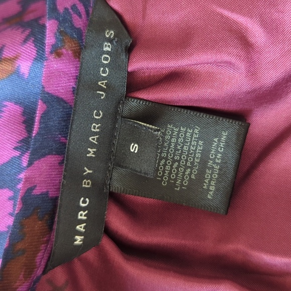 Marc By Marc Jacobs Silk Purple Leopard mid-length Dress - Picture 7 of 8